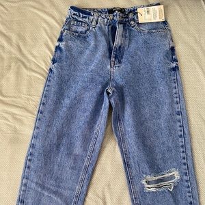 missguided petite high waisted jeans